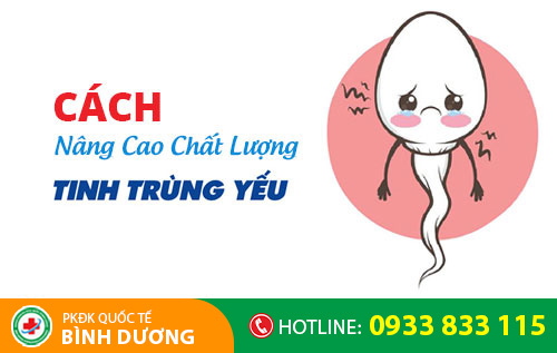 Cách nâng cao chất lượng tinh trùng yếu