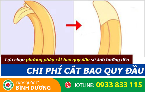 Chi phí cắt bao quy đầu phụ thuộc một phần vào phương pháp