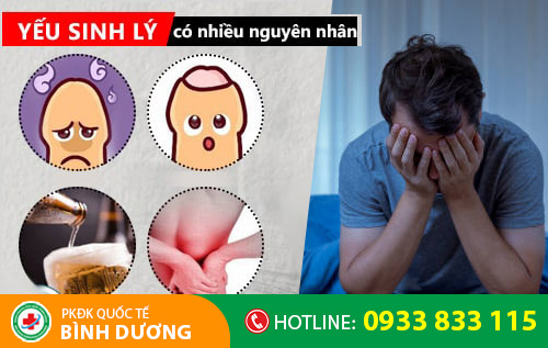 Yếu sinh lý nam do nhiều nguyên nhân gây nên
