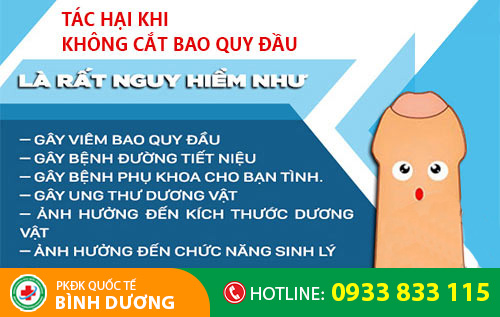 Không cắt bao quy đầu gây nhiều biến chứng nguy hiểm