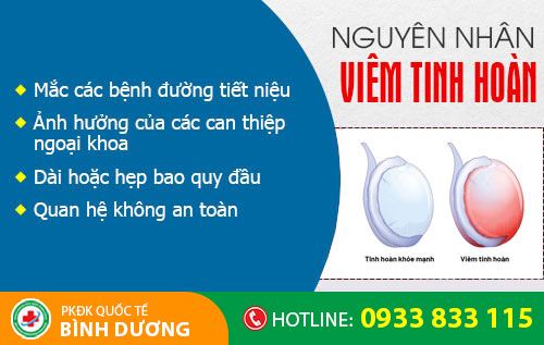 Nguyên nhân gây viêm tinh hoàn