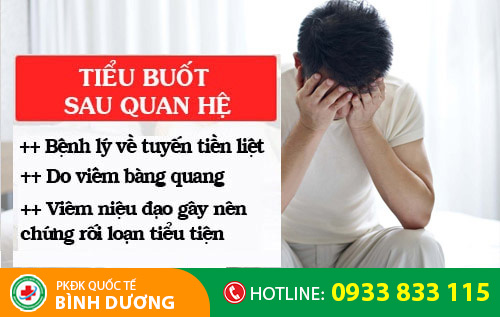 Những nguyên nhân khiến nam giới bị tiểu buốt sau quan hệ