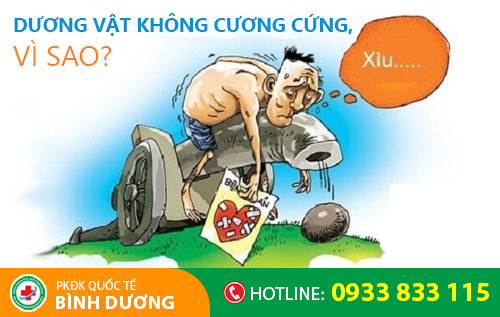 Dương vật không cương cứng, vì sao?
