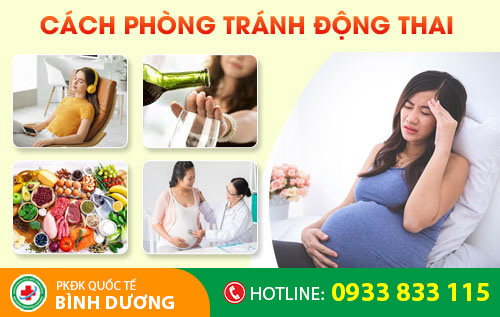 Một số phòng tránh động thai
