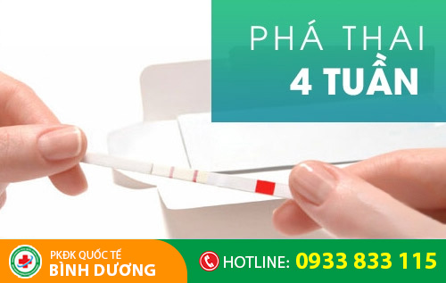 Phá thai 4 tuần