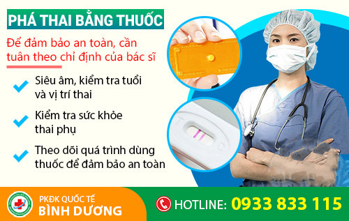 Thai dưới 7 tuần tuổi nên phá thai bằng thuốc để đảm bảo an toàn
