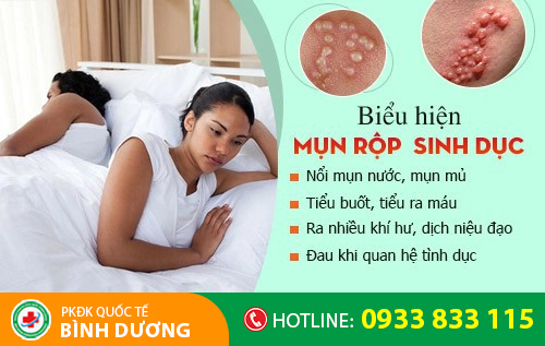 Hình ảnh mụn rộp sinh dục ở nữ giới