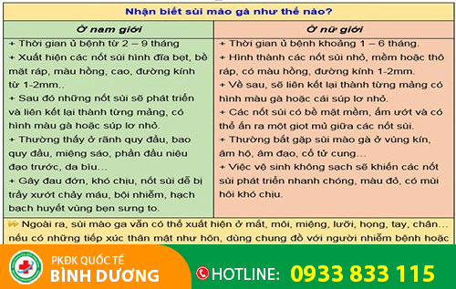 Nhận biết các dấu hiệu sùi mào gà