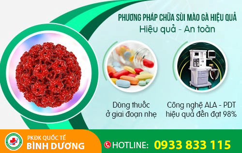 Phòng Khám Đa Khoa Quốc Tế Bình Dương - địa chỉ chữa sùi mào gà dương vật hiệu quả